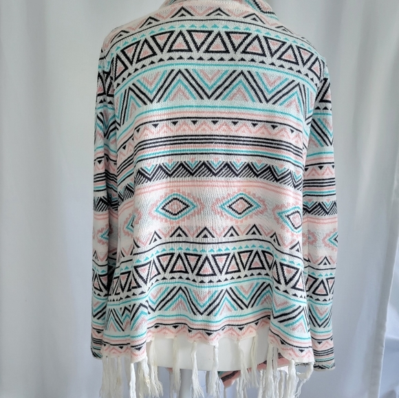 Billabong || 2000's 2012 BOHO FRINGE FESTIVAL CARDIGAN - Picture 3 of 9